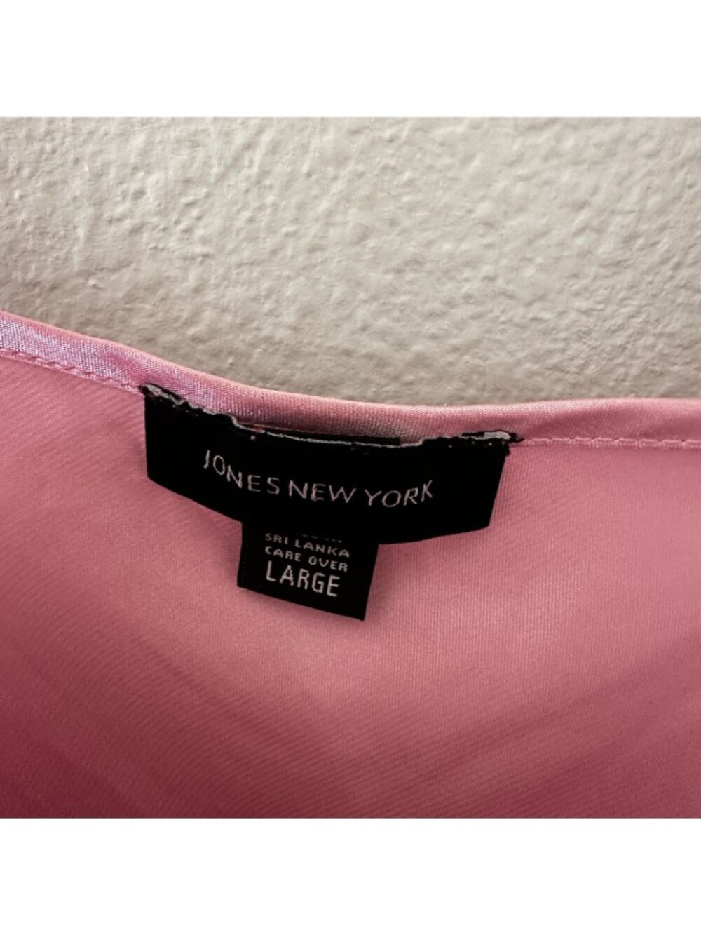 Jones New York Pink Purple Long Satin Slip Dress Nightgown LARGE Whimsy Fairy - Picture 4 of 6